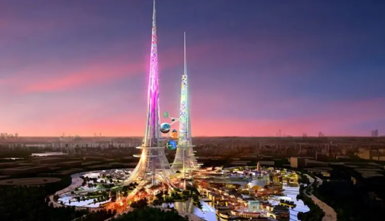 Chinese Tower Built On One Day .. A Chinese Miracle