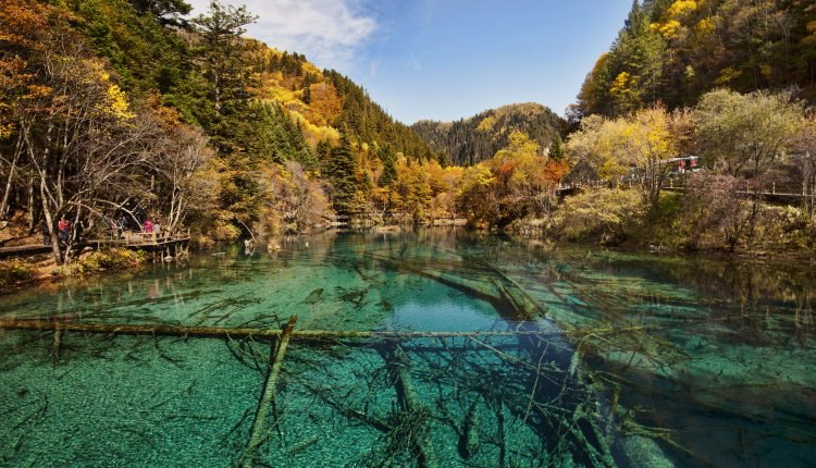 وادي جيوتشاي في الصين